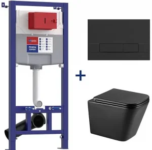 Комплект 5 в 1 Lemark Peneda Expert+Bit+ Florex Black 100122236 с кнопкой Bit 9802006 черный матовый soft touch