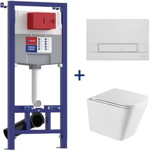 Комплект 5 в 1 Lemark Peneda Expert+Bit+ Florex White 100121423 с кнопкой Bit 9801005 хром глянцевый