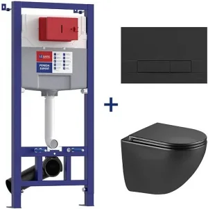 Комплект 5 в 1 Lemark Peneda Expert+Bit+ Glazer Black 100122237 с кнопкой Bit 9802006 черный матовый soft touch