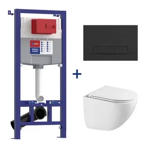 Комплект 5 в 1 Lemark Peneda Expert+Bit+ Glazer White 100122432 с кнопкой Bit 9802006 черный матовый soft touch