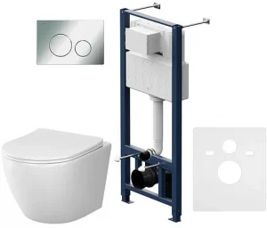 Комплект 6 в 1 Am.Pm Like Aquaspin IS49051.801900 с кнопкой хром глянцевый