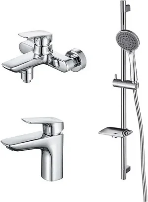 Комплект для ванны 3 в 1 Aquatek Вега хром AQ1030CR