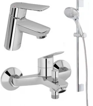 Комплект для ванны 3 в 1 Jacob Delafon Lucien хром E20850RU-CP