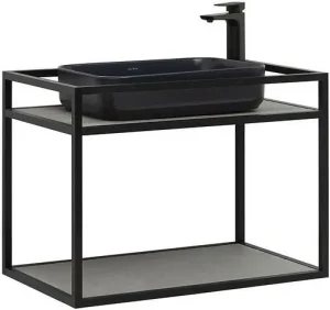 Консоль подвесная Allen Brau Liberty 75 чёрный браш 1.33001.BB+