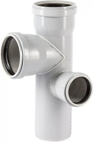 Крестовина двухплоскостная двухуровневая правая внутренняя бесшумная D=110x78x110мм Угол 87° Ostendorf Skolan Safe SKEPR 335985