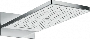 Лейка верхнего душа Hansgrohe Rainmaker Select 580 3jet EcoSmart белое стекло/хром 24011400