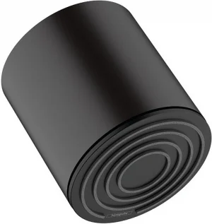 Лейка верхнего душа Hansgrohe Pulsify 105 1jet Green чёрный матовый/графит 24132670