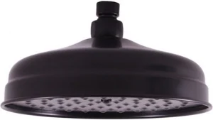 Лейка верхнего душа с потолочным креплением Rav Slezak чёрный матовый KS0020CMAT