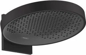 Лейка верхнего душа с настенным креплением Hansgrohe Rainfinity 360 1jet чёрный матовый 26230670