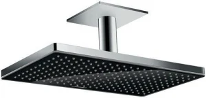 Лейка верхнего душа с потолочным креплением Hansgrohe Rainmaker Select 460 1jet черное стекло/хром 24002600