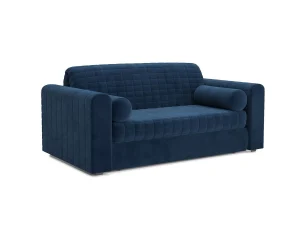 Диван Аккордеон Барон №5 Темно-синий Luna 034