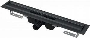 Лоток душевой 550мм h=85мм 1.15л/сек AlcaPlast APZ1Black-550