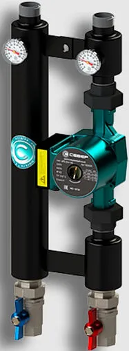 Насосный модуль с прямым контуром 1"в х 1"н Север R-P 25/6 1945099 с насосом Север-UPS 25-6