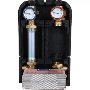 Насосный модуль с теплообменником 28 пластин 1"н х 1"в Stout SDG-0038-282501 без насоса