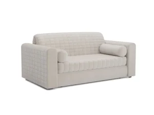 Диван Аккордеон Барон №5 бархат бежевый STAR VELVET 6 LIGHT BEIGE