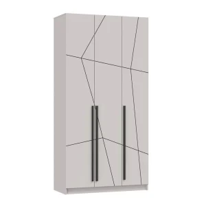 Брандо шкаф для одежды 67.12 МДФ Геометрия Кашемир