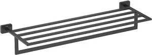 Полка для полотенец Aquatek Либра чёрный матовый AQ4315MB