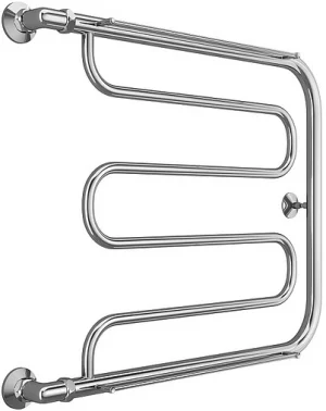Полотенцесушитель водяной Terminus Фокстрот 1" БШ 600х700 полированная сталь 4620768881473