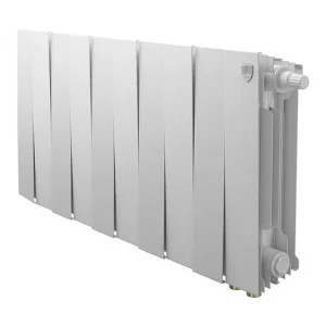 Радиатор биметаллический 10 секций нижнее правое подключение Royal Thermo PianoForte 300 VR80 Bianco Traffico RTPWVR803030010