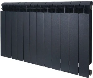 Радиатор биметаллический 12 секций Global Style Plus 500 черный
