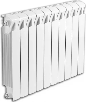 Радиатор биметаллический 10 секций Rifar Monolit 500 белый RM50010