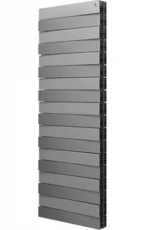 Радиатор биметаллический 18 секций Royal Thermo PianoForte Tower Silver Satin RTPFTNSS50018