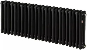 Радиатор стальной трубчатый Zehnder Charleston 3057/24 1270 ¾" Ral 9217 Traffic Black (matt)