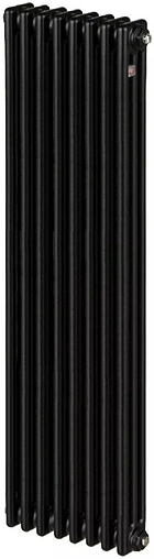 Радиатор стальной трубчатый Zehnder Charleston 3180/08 1270 ¾" Ral 9217 Traffic Black (matt)