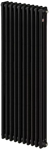 Радиатор стальной трубчатый Zehnder Charleston 3180/10 1270 ¾" Ral 9217 Traffic Black (matt)