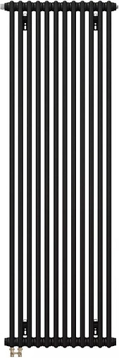 Радиатор стальной трубчатый Zehnder Charleston Completto 2180/12 V001½" Ral 9217 Traffic Black (matt)