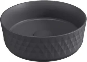 Раковина ISVEA Infinity Davanti 36 антрацит 10NF67036-2C