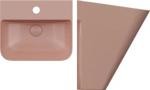 Раковина ISVEA Sott'Aqua 50 лососевый 10SQ37002-2S