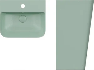 Раковина ISVEA Sott'Aqua 50 мятный 10SQ37001-2T