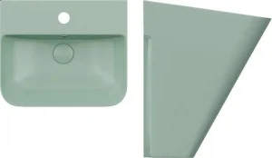 Раковина ISVEA Sott'Aqua 50 мятный 10SQ37002-2T