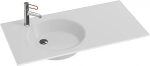 Раковина Jacob Delafon Odeon Rive Gauche 101 белый матовый EB2564-DE1