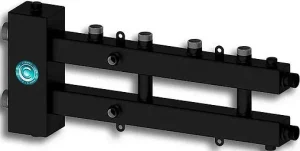 Распределительный коллектор 3 контура с гидрострелкой 1¼"н x 1"н Север-М2+1 1925059
