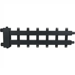 Распределительный коллектор 7 контуров с гидрострелкой 1½"н x 1"н Rommer RDG-0018-024037