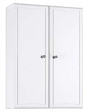 Шкаф двухстворчатый Aqwella Barcelona В5 белый Ba.04.03