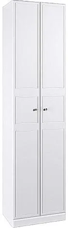 Шкаф-пенал напольный двухстворчатый Aqwella Barcelona 50 белый Ba.05.04