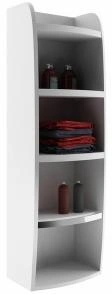 Шкаф-пенал подвесной открытый Ravak Evolution 45 белый X000000779