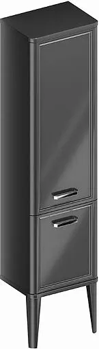 Шкаф-пенал Kerama Marazzi Pompei 43 чёрный глянц PO.N.150BLK