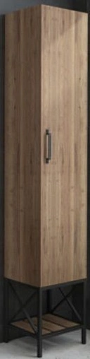 Шкаф-пенал напольный Comforty Бредфорд 40 дуб тёмный 00004148004CF