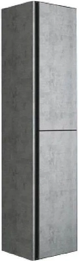 Шкаф-пенал подвесной Comforty Эдинбург 40 бетон светлый/чёрный 00004147998CF