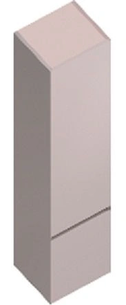 Шкаф-пенал подвесной Kerama Marazzi Cubo 35 мальва CUB.165RhMAL