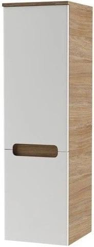 Шкаф-пенал подвесной Ravak Formy 46 L белый/дуб X000001039