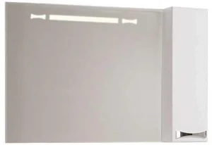 Шкаф-зеркало Aquaton Диор 100 R белый 1A167902DR01R