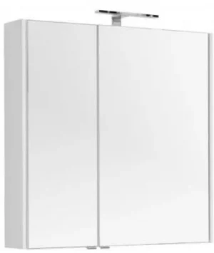 Шкаф-зеркало Aquanet Августа 90 L белый 00210013