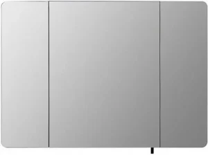 Шкаф-зеркало Aquaton Ар-Деко 85 серый кобальт 1A280602DD8D0