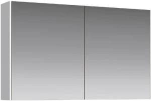 Шкаф-зеркало Aqwella Mobi 100 белый MOB0410+MOB0717W