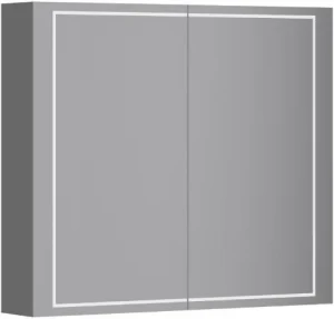 Шкаф-зеркало Aqwella Simplex 80 белый SLX0408